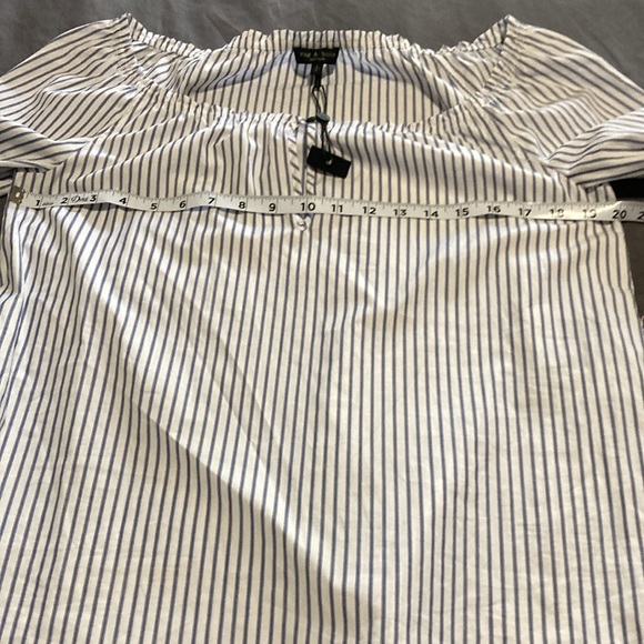 Rag & Bone Women’s Blouse size S - Belt it .  Pants and sandals for casual NWOT - Picture 8 of 10